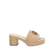 Beige Synthetische Sandalen voor Dames Guess , Beige , Dames