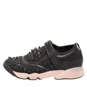 Pre-owned Fabric sneakers Dior Vintage , Black , Dames