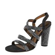 Pre-owned Suede sandals Dolce & Gabbana Pre-owned , Gray , Dames