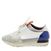 Pre-owned Leather sneakers Balenciaga Vintage , White , Dames