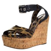 Pre-owned Denim sandals Dolce & Gabbana Pre-owned , Multicolor , Dames