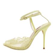 Pre-owned Leather sandals Sophia Webster Pre-owned , Yellow , Dames