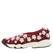 Pre-owned Mesh sneakers Dior Vintage , Red , Dames