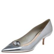 Pre-owned Leather heels Dior Vintage , Gray , Dames