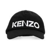 Zwarte katoenen baseballpet Kenzo , Black , Dames
