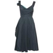 Pre-owned Silk dresses Prada Vintage , Black , Dames