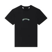 Zwarte Crew Neck T-shirts en Polos met Handtekeningprint Givenchy , Bl...