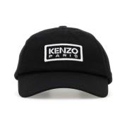 Zwarte katoenen baseballpet Kenzo , Black , Dames