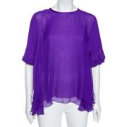 Pre-owned Silk tops Dolce & Gabbana Pre-owned , Purple , Dames