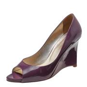 Pre-owned Leather heels Valentino Vintage , Purple , Dames