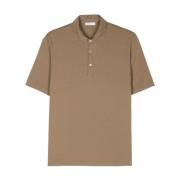 Zachte Jersey Dove Grey T-shirt Boglioli , Brown , Heren