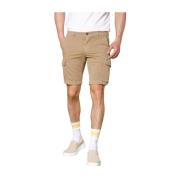Cargo Bermuda Shorts voor Mannen Mason's , Beige , Heren