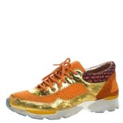 Pre-owned Suede sneakers Chanel Vintage , Multicolor , Dames