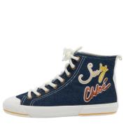 Pre-owned Denim sneakers Chloé Pre-owned , Blue , Dames