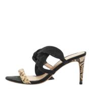 Pre-owned Suede sandals Alexandre Birman Pre-owned , Black , Dames