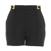 Short Shorts Elisabetta Franchi , Black , Dames