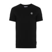 Zwart Logo T-shirt Just Cavalli , Black , Heren