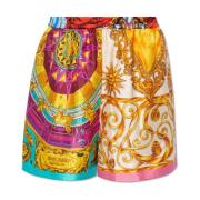 Zijden shorts Moschino , Multicolor , Dames