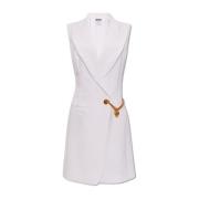 Mouwloze jurk Moschino , White , Dames