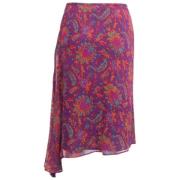 Pre-owned Silk bottoms Isabel Marant Pre-owned , Purple , Dames