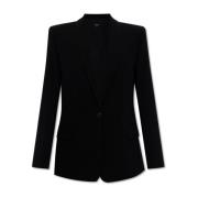 Blazer met piekrevers Theory , Black , Dames