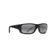 Zwarte Matte Zonnebril Maui Jim , Black , Heren