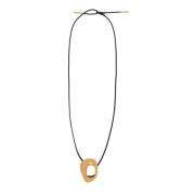 Lange ketting met hanger Salvatore Ferragamo , Black , Dames