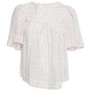Pre-owned Cotton tops Isabel Marant Pre-owned , Pink , Dames