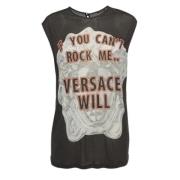 Pre-owned Fabric tops Versace Pre-owned , Black , Dames