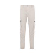 Cargo Broek in Wit Ecru Stone Island , Beige , Heren