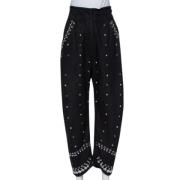 Pre-owned Cotton bottoms Isabel Marant Pre-owned , Black , Dames