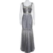 Pre-owned Tulle dresses Dolce & Gabbana Pre-owned , Gray , Dames