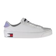 Witte Polyester Sneaker Tommy Hilfiger , White , Dames