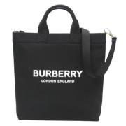 Pre-owned Fabric totes Burberry Vintage , Black , Dames