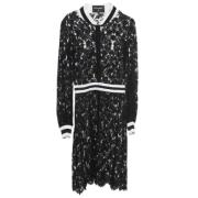 Pre-owned Lace dresses Chanel Vintage , Black , Dames