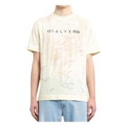 Transparant Grafisch T-Shirt 1017 Alyx 9SM , White , Heren