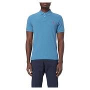 Klassieke Polo Shirt Polo Ralph Lauren , Blue , Heren