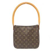 Pre-owned Canvas handbags Louis Vuitton Vintage , Brown , Dames