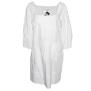 Pre-owned Cotton dresses Chloé Pre-owned , White , Dames