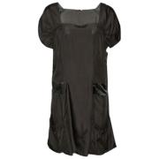 Pre-owned Silk dresses Prada Vintage , Black , Dames