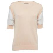 Pre-owned Cotton tops Chloé Pre-owned , Beige , Dames