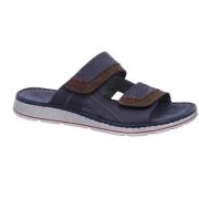 Bruine Brunello Herensandaal - Comfortabel Memory Footbed Rohde , Blue...