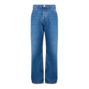 Jeans met rechte pijpen Ami Paris , Blue , Heren
