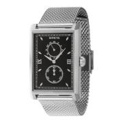 Vintage Heren Quartz Horloge - Zwarte Wijzerplaat Invicta Watches , Gr...