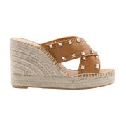 Nadu Espadrille - Stijlvol en Comfortabel Maypol , Brown , Dames