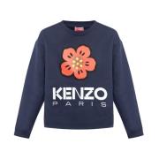 Bedrukte sweatshirt Kenzo , Blue , Dames