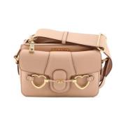 Nude Cross Body Tas voor Dames Moschino , Beige , Dames