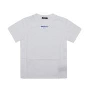 Wit Blauw T-Shirt/Top Balmain , White , Unisex