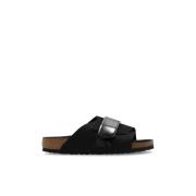 ‘Kyoto’ slides Birkenstock , Black , Heren