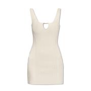 ‘Sierra’ geribbelde jurk Jacquemus , White , Dames